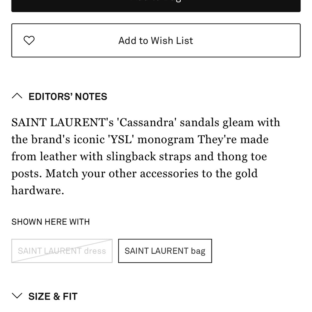 Saint Laurent Cassandra Iota Sandals - Picture 4 of 16